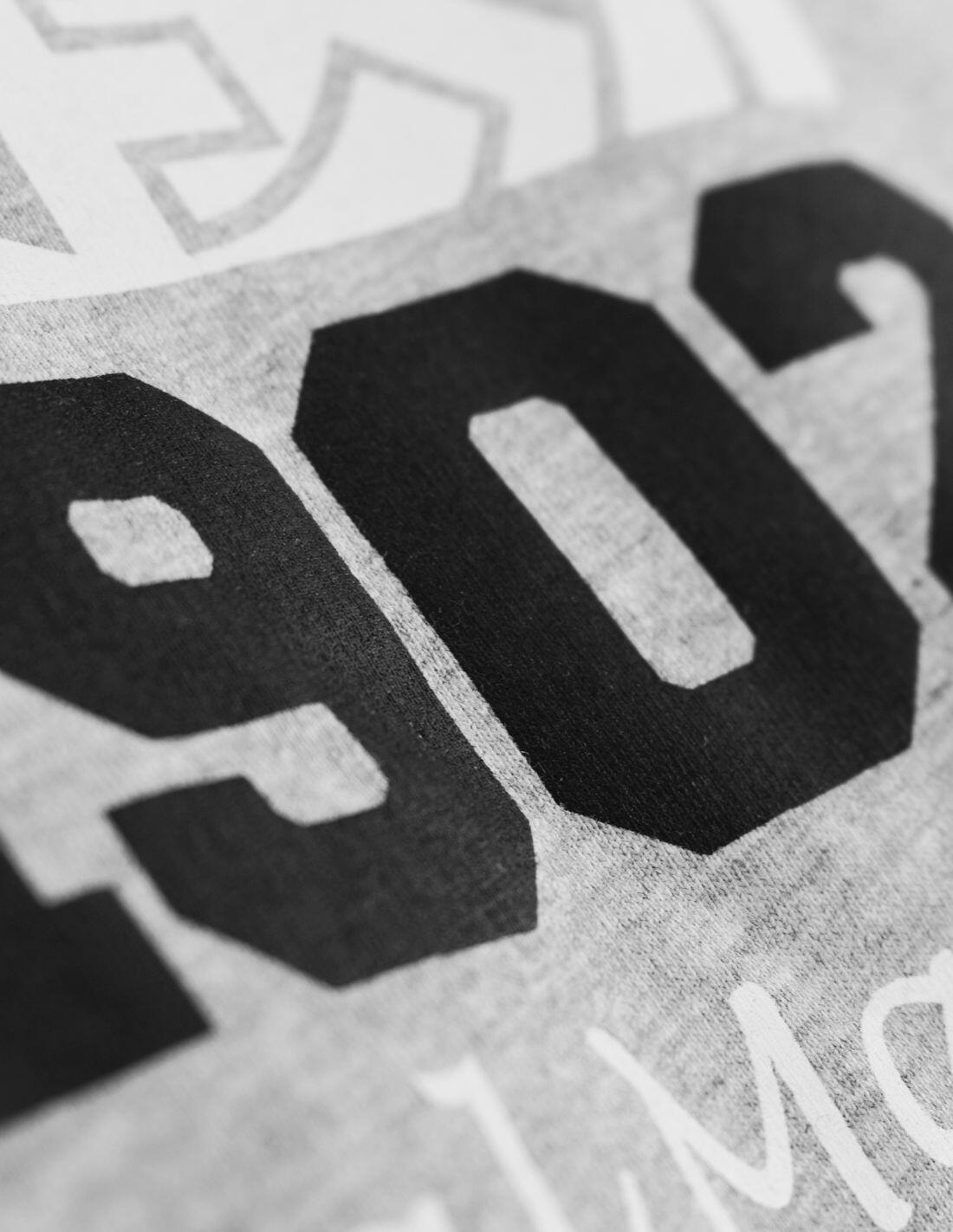 Real Madrid póló fehér címer 1902 felnőtt szürke 4/5