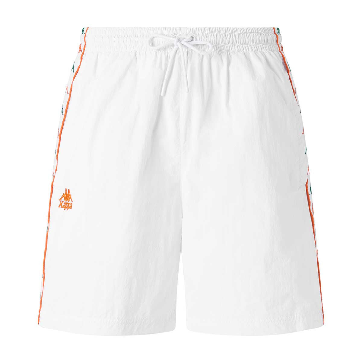 Pantaloncini sportivi da uomo in poliammide bianco da streetwear sportivo 3/7