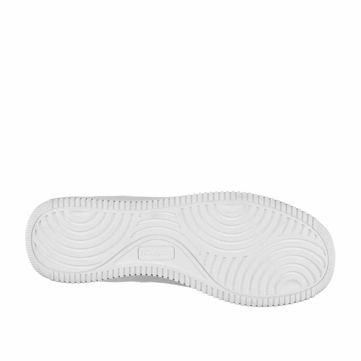 Sneakers alta da uomo donna in poliestere bianco da fitness 6/7