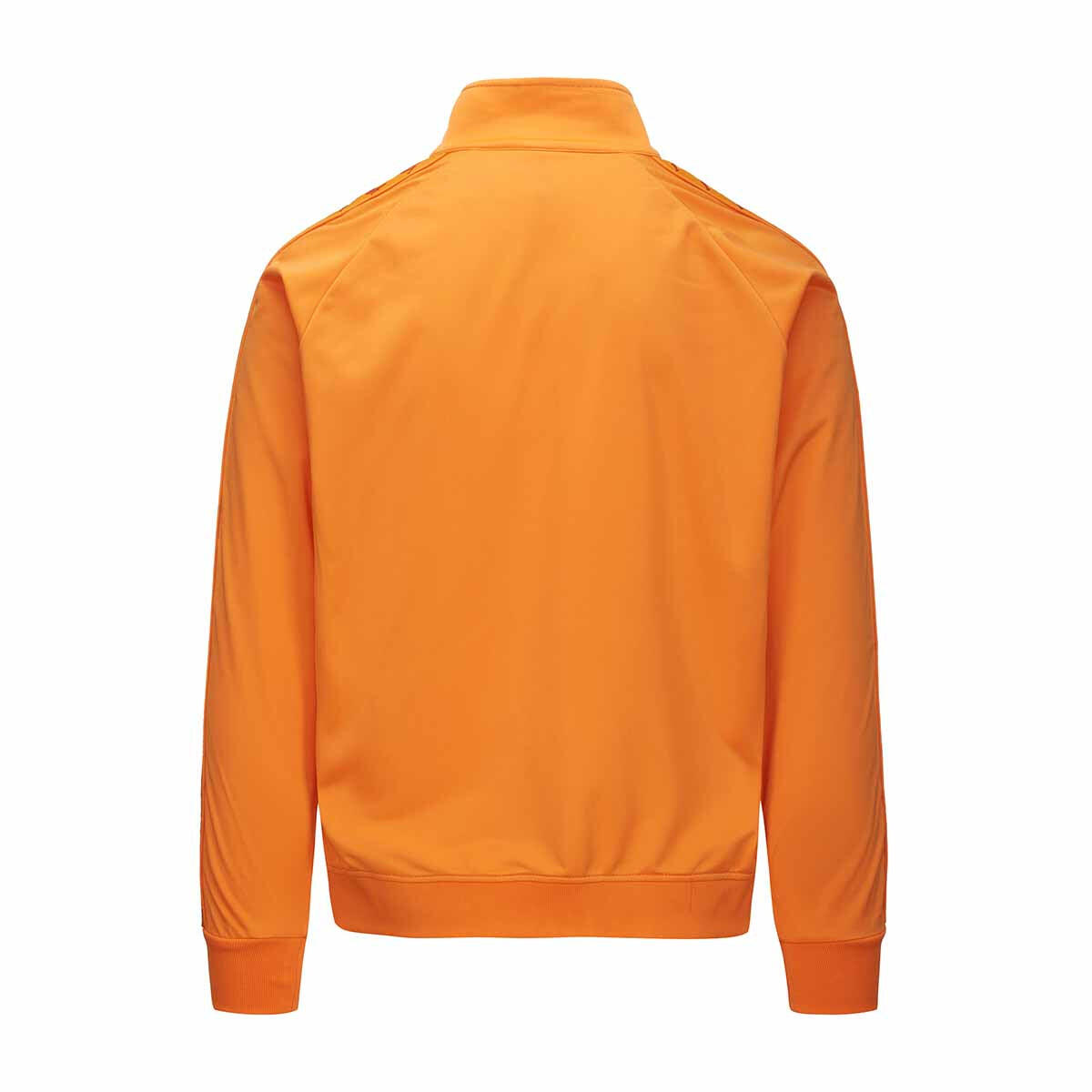 Felpa con zip da uomo in poliestere arancione da sport street 4/5