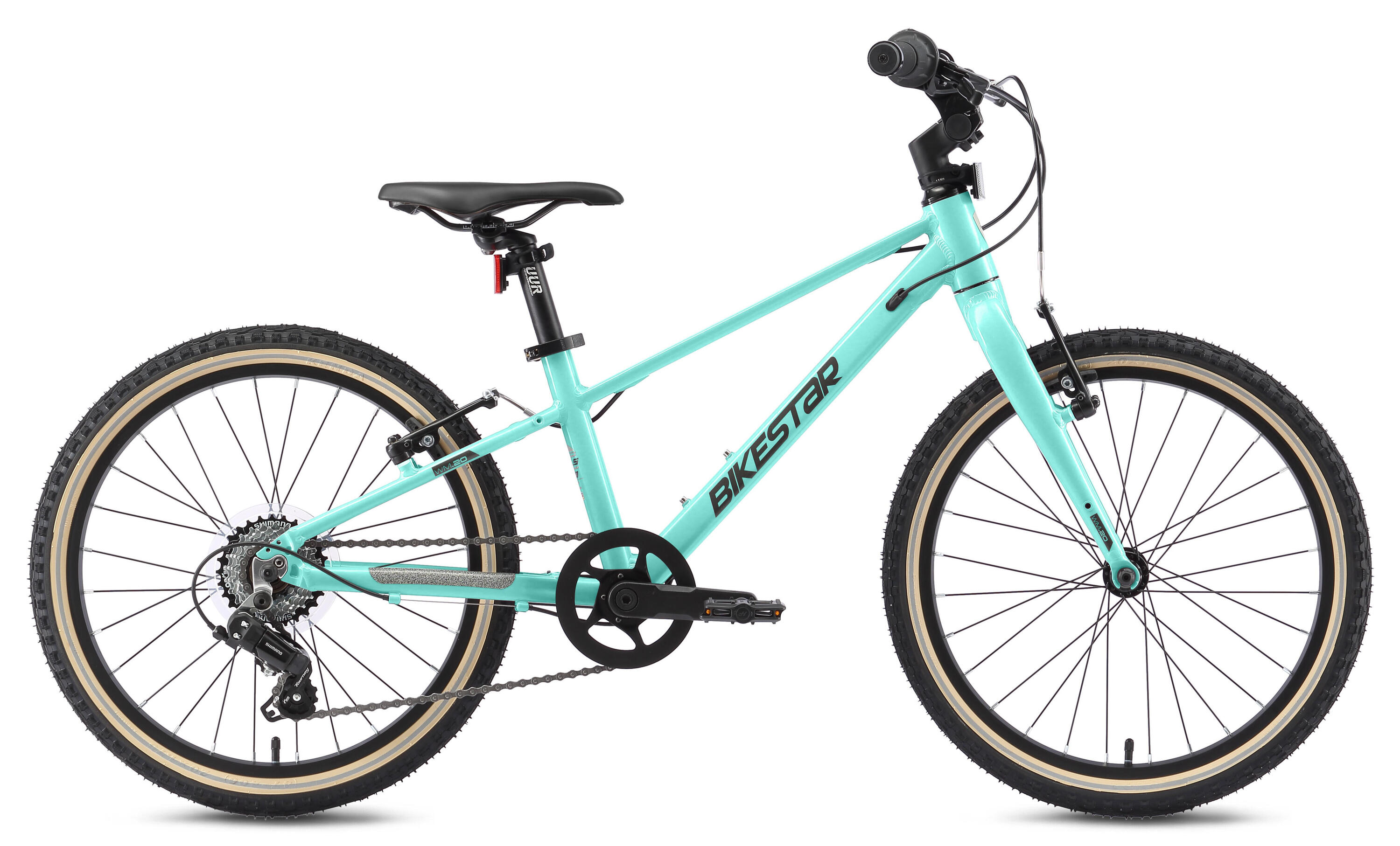 Vélo de ville 20" pour enfants 6 ans, VTC en aluminium léger 8 kg, 7 vitesses 2/7