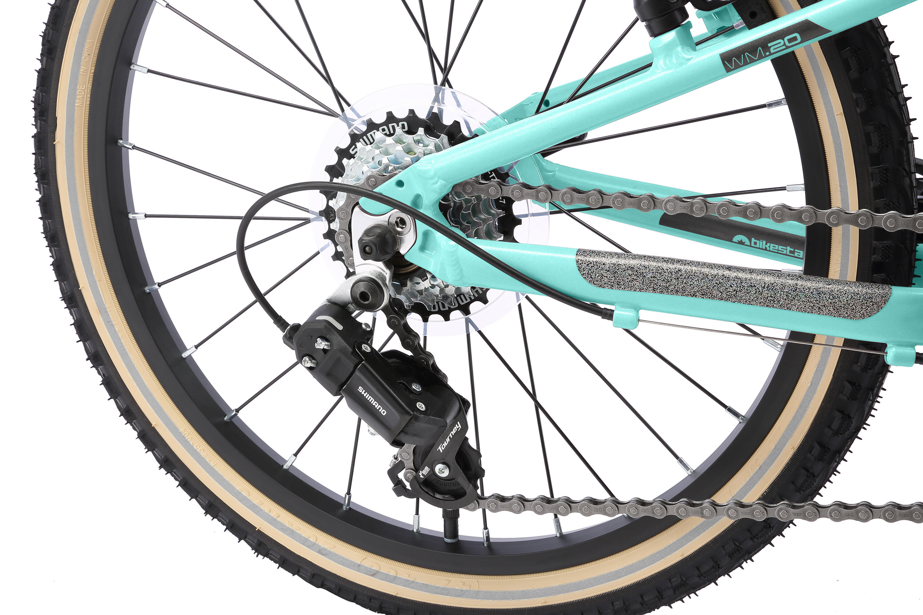 Vélo de ville 20" pour enfants 6 ans, VTC en aluminium léger 8 kg, 7 vitesses 5/7