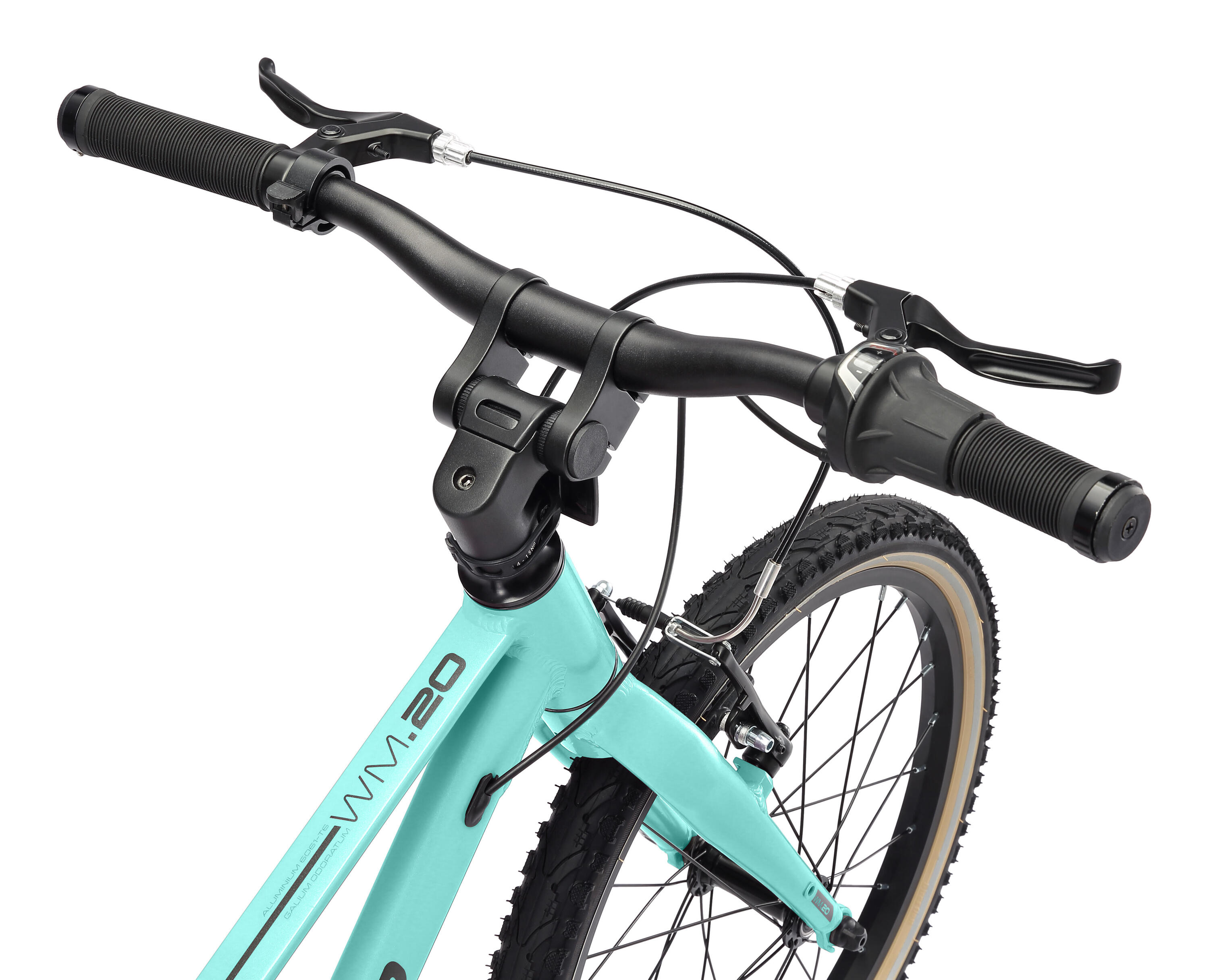 Vélo de ville 20" pour enfants 6 ans, VTC en aluminium léger 8 kg, 7 vitesses 7/7