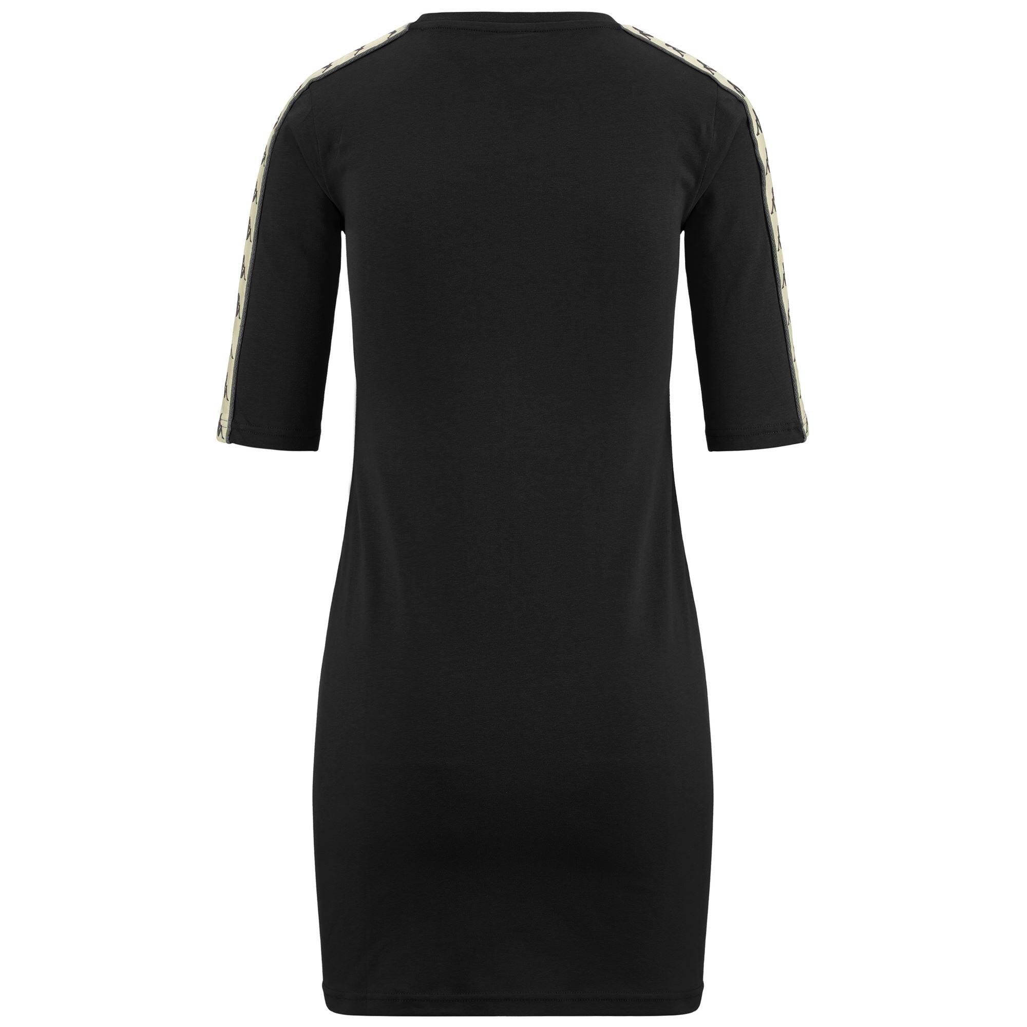 Vestito da donna in cotone nero da sport street 3/4