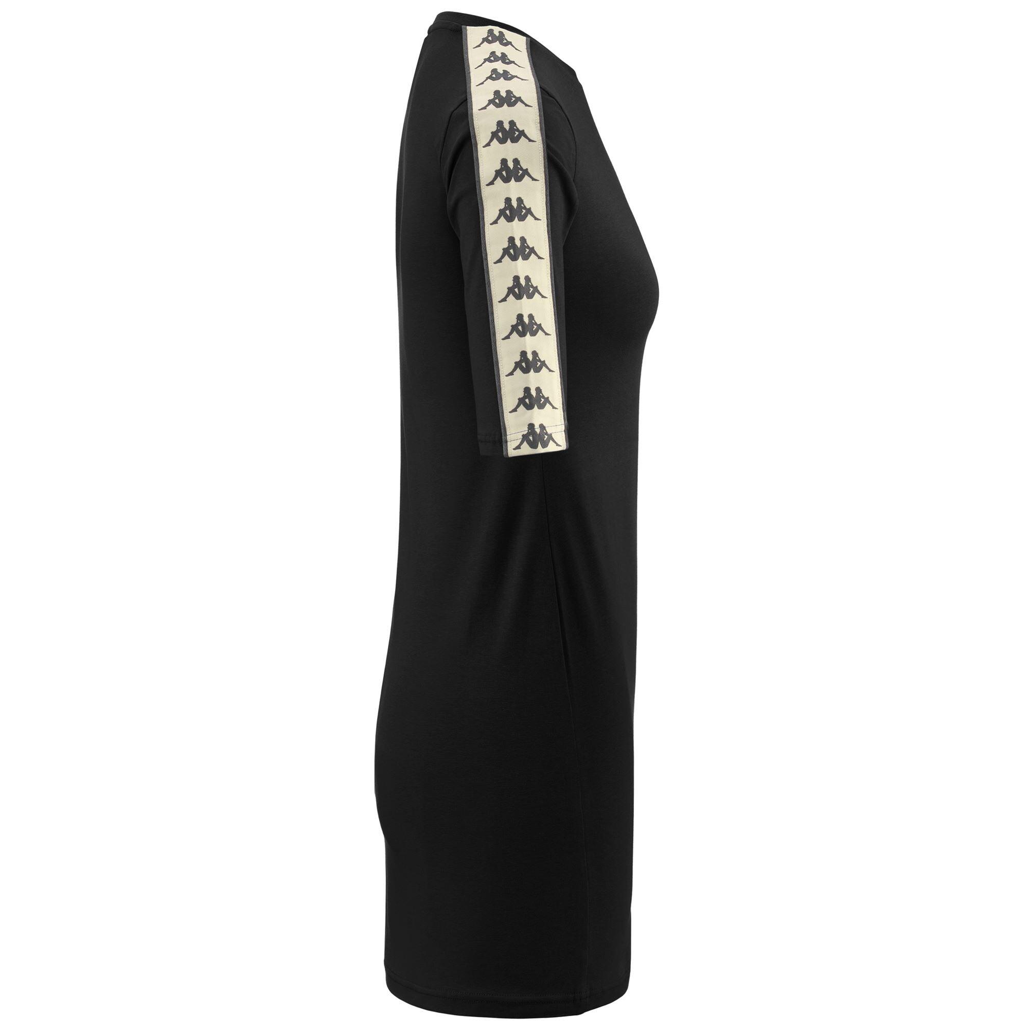 Vestito da donna in cotone nero da sport street 2/4