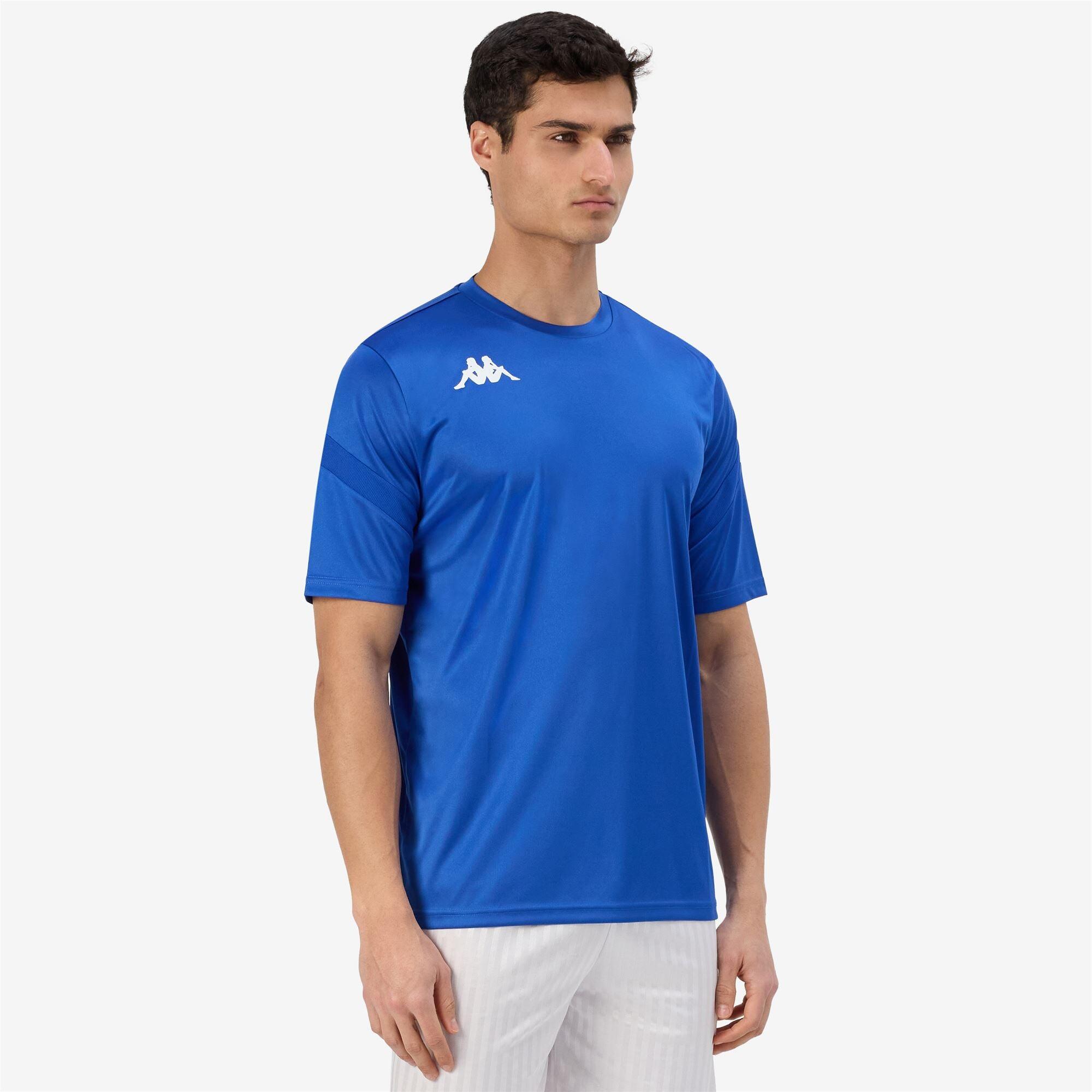 Maglie gioco da bambino in poliestere blu da calcio 5/7