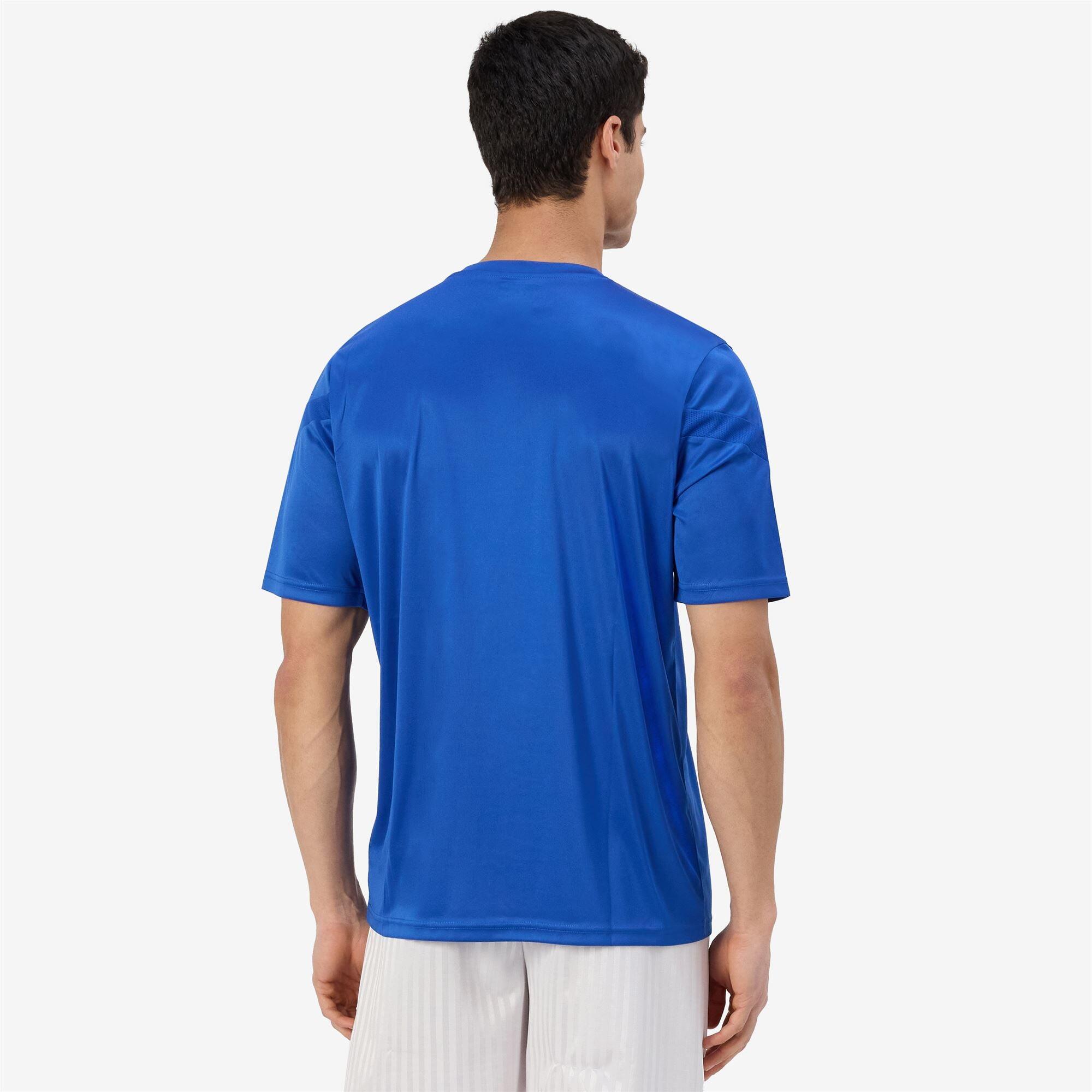 Maglie gioco da bambino in poliestere blu da calcio 6/7