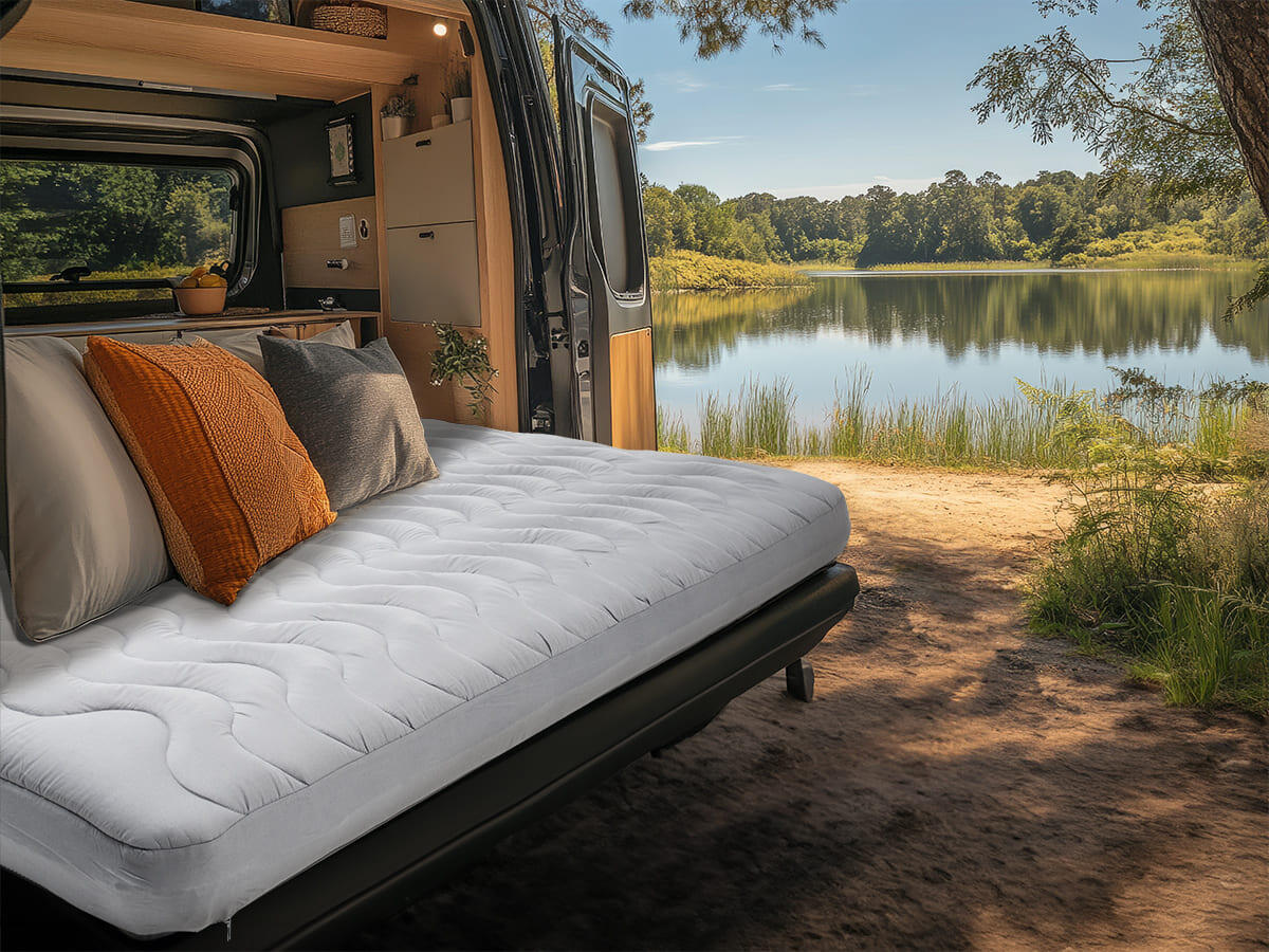 Housse pour matelas Double Easy 3D Premium Flex - 200×150×12cm - Surmatelas 7/7