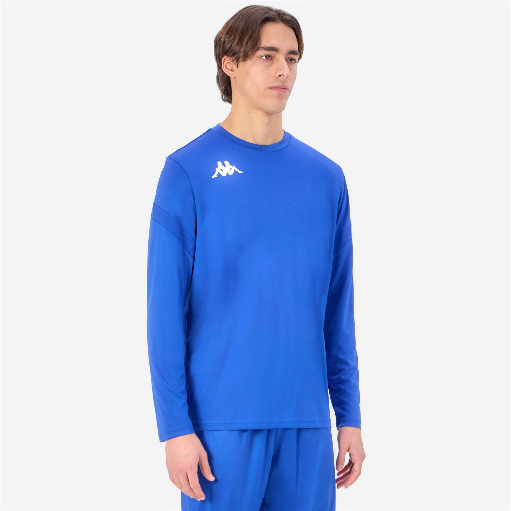 Maglie gioco da bambino in poliestere blu da calcio 6/7