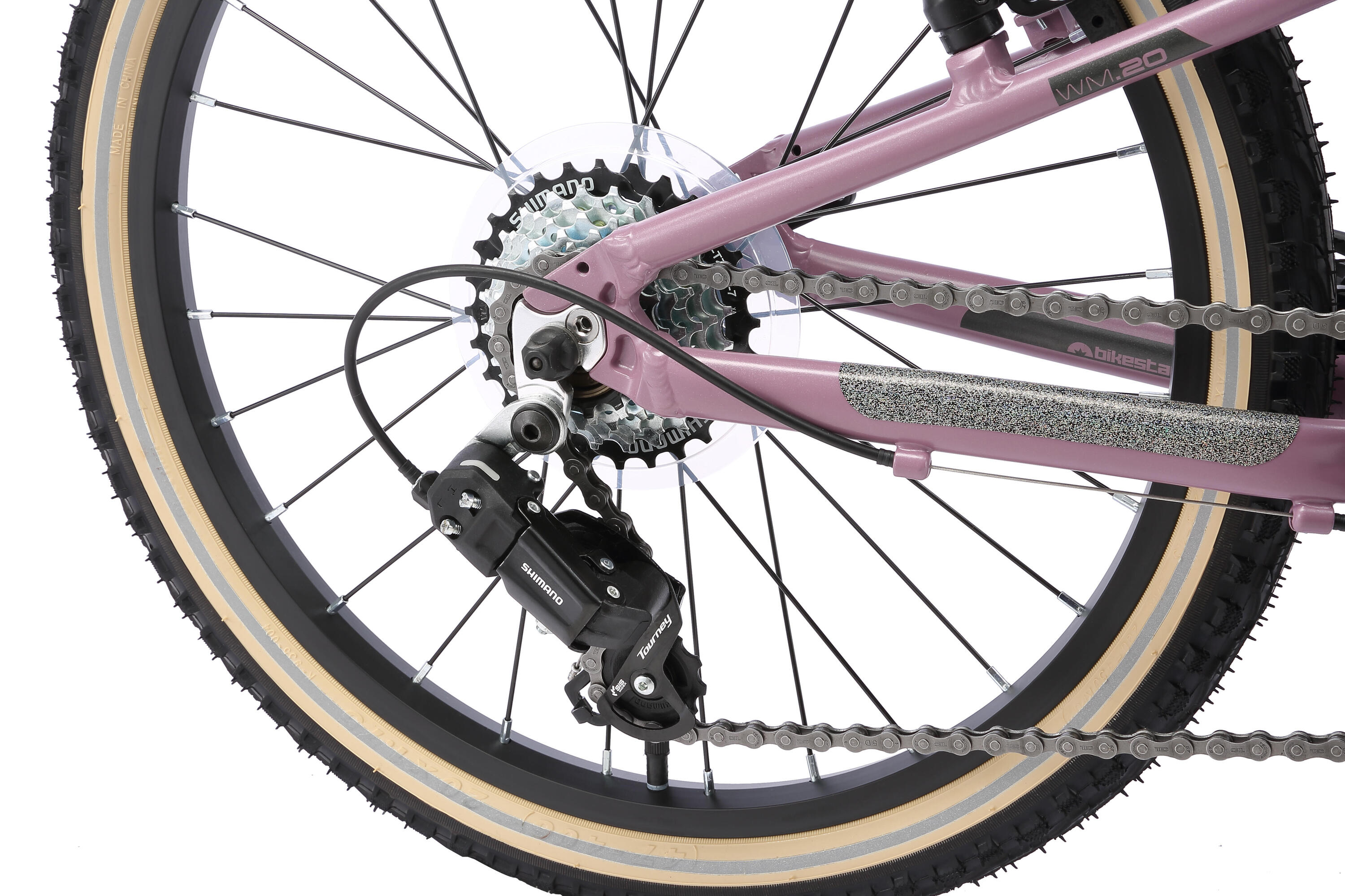 Stadsfiets 20" aluminium, kinderfiets 6 jaar, lichtgewicht 8 kg, 7 versnellingen 5/7