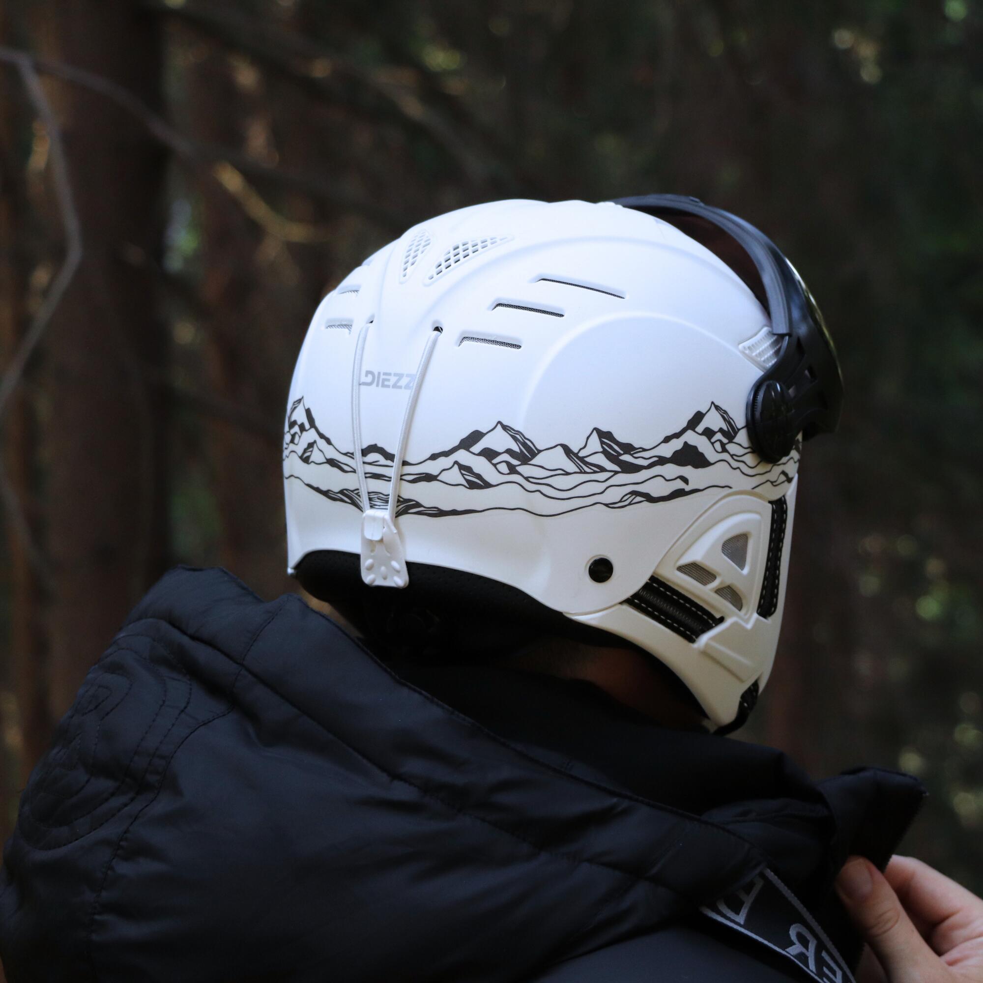 CASQUE LOUNA II FASHION WHITE MOUNTAIN 3/4