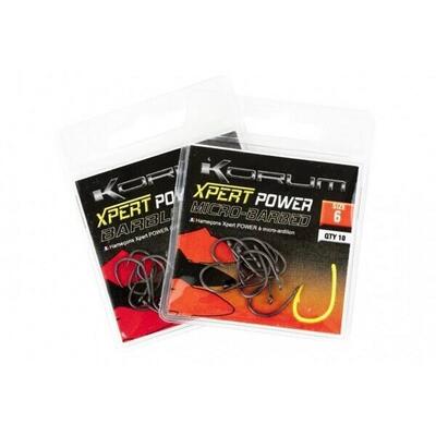 Gancio con ardiglione Korum Xpert Power (x10)