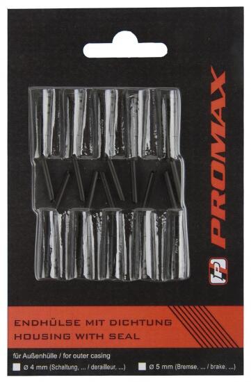Chapeau de câble pour câble dérailleur 5 mm noir 10 pièces 2/4