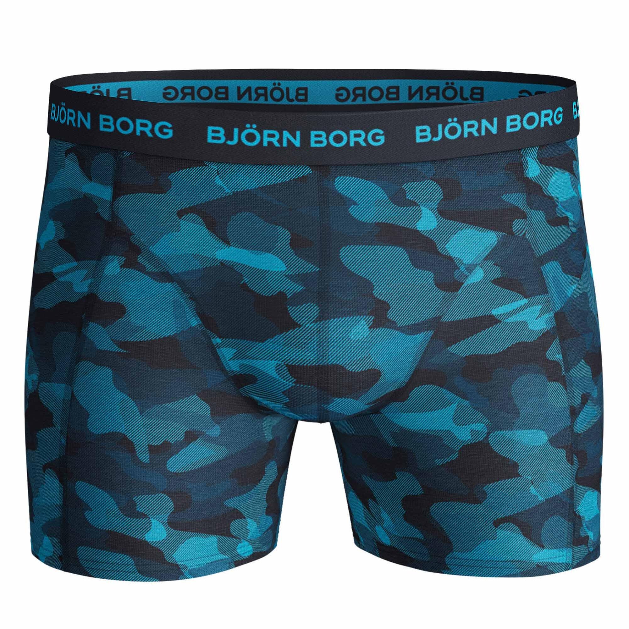 Boxer Hommes Paquet de 3 Conforme à la silhouette-Cotton Stretch Boxer Trunks 3P 3/4