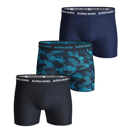 Boxer Uomini Confezione da 3 Aderente alla figura-Cotton Stretch Boxer Trunks 3P