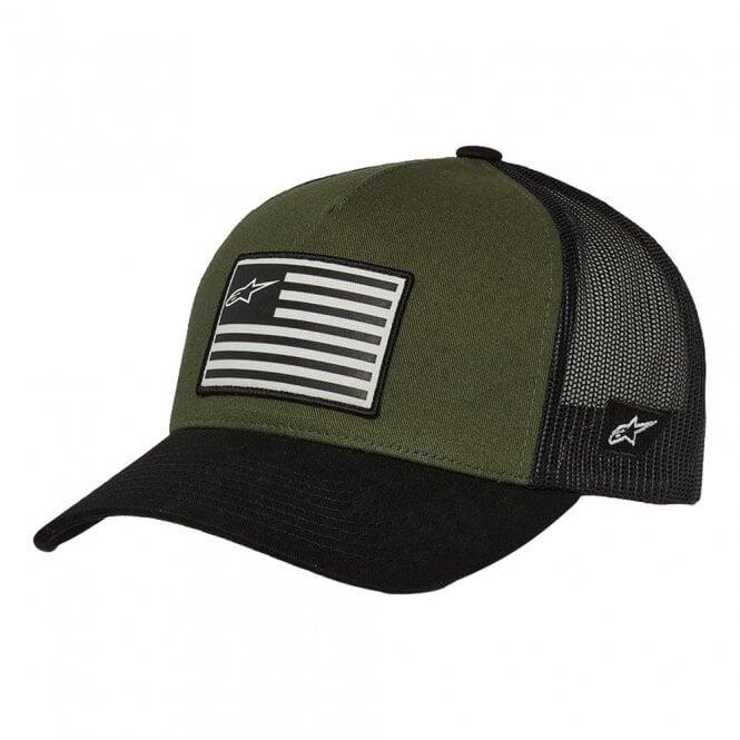 Alpinestars Flag Snapback Cap - Military / Black