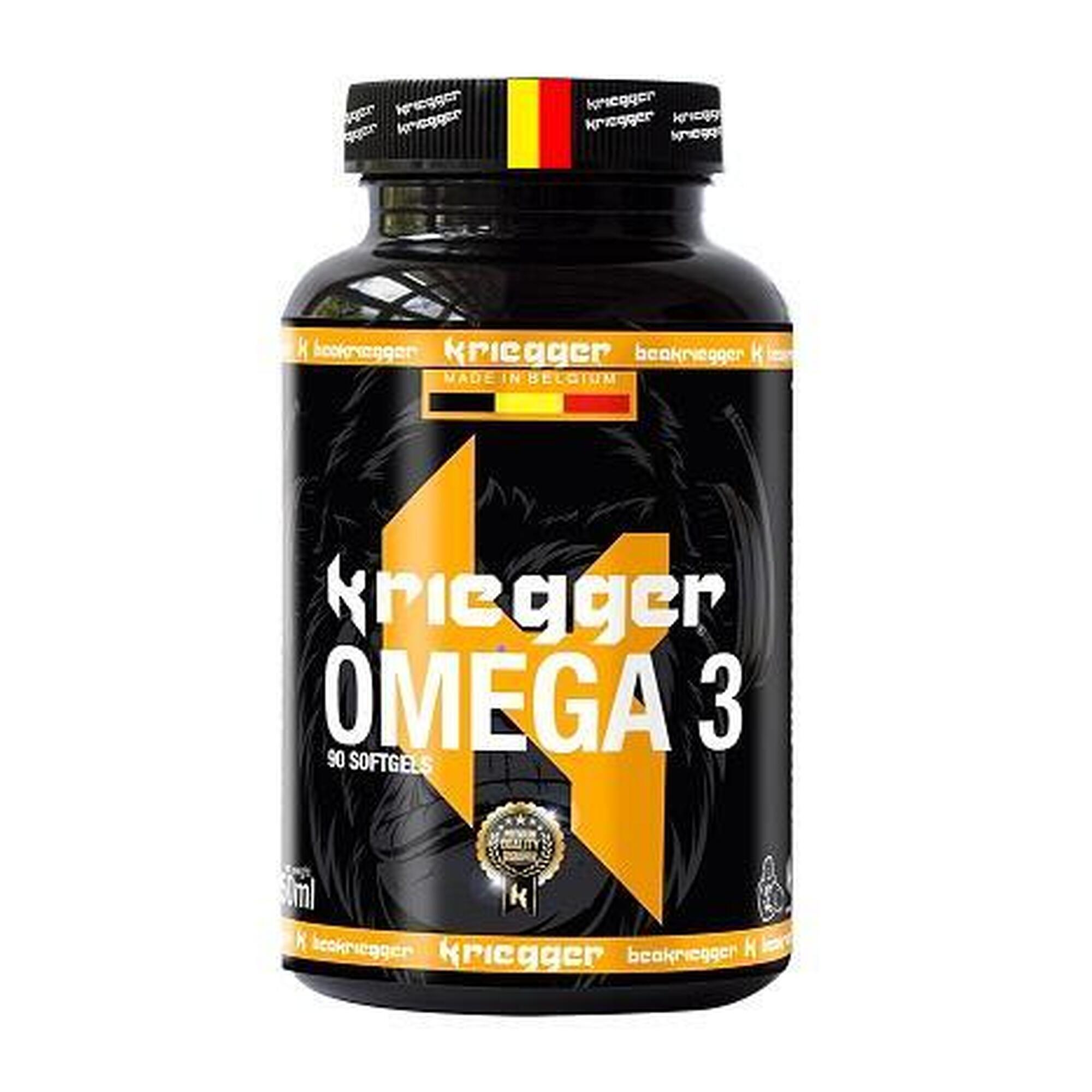 Kriegger Sport Nutrition - Omega 3/ 90 Softgels Epa Et Dha - Omega 3 - 250 G - Decathlon