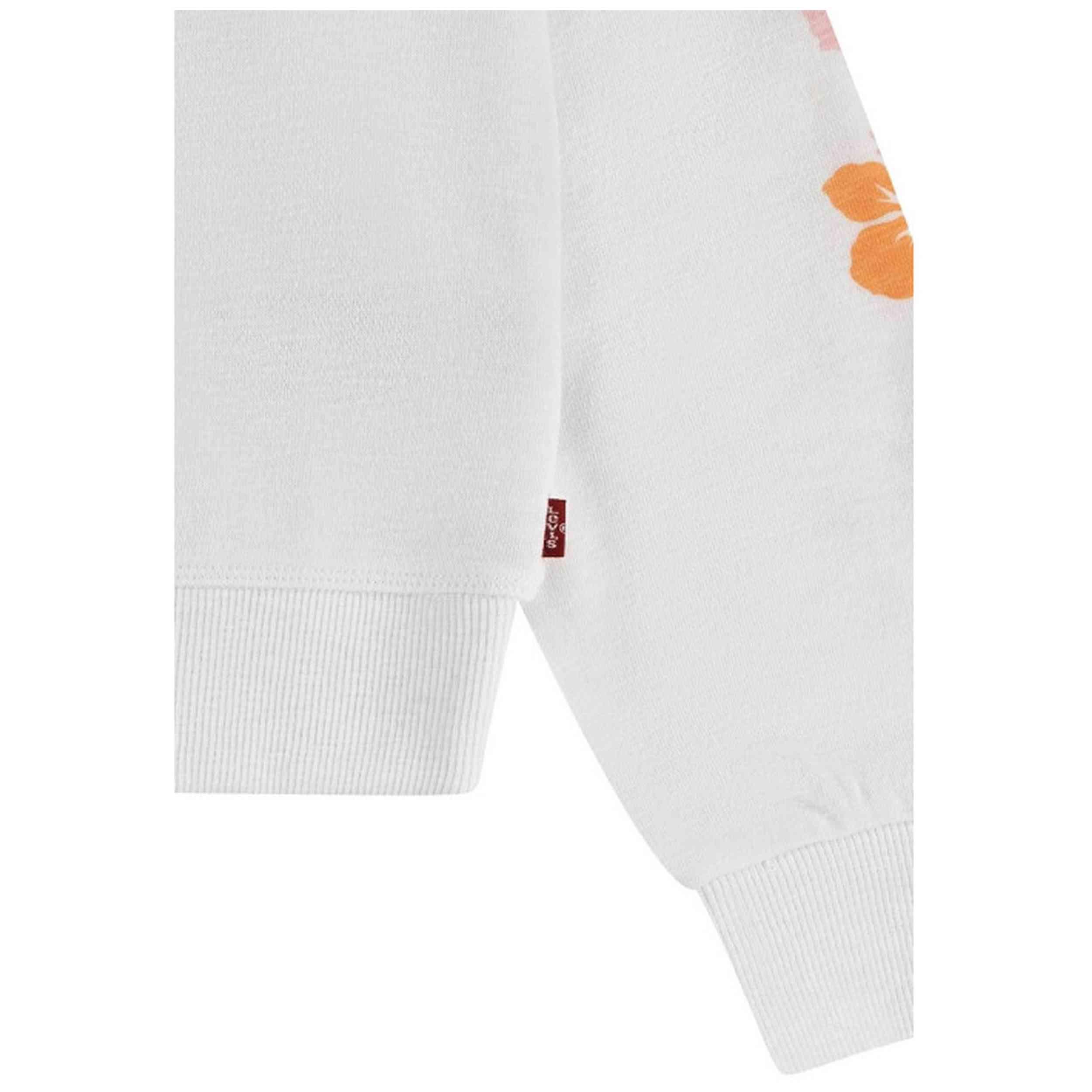 Felpa con cappuccio Levi's modello 4EK175-W1T per ragazze 3/5