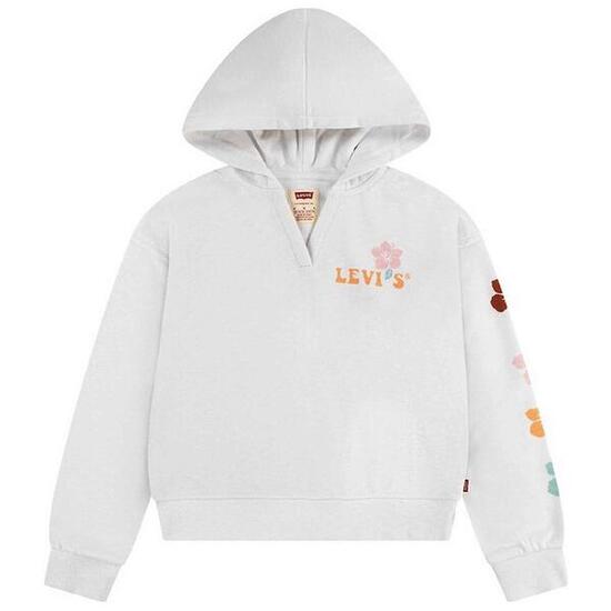 Sweat à capuche Levi's modèle 4EK175-W1T pour filles