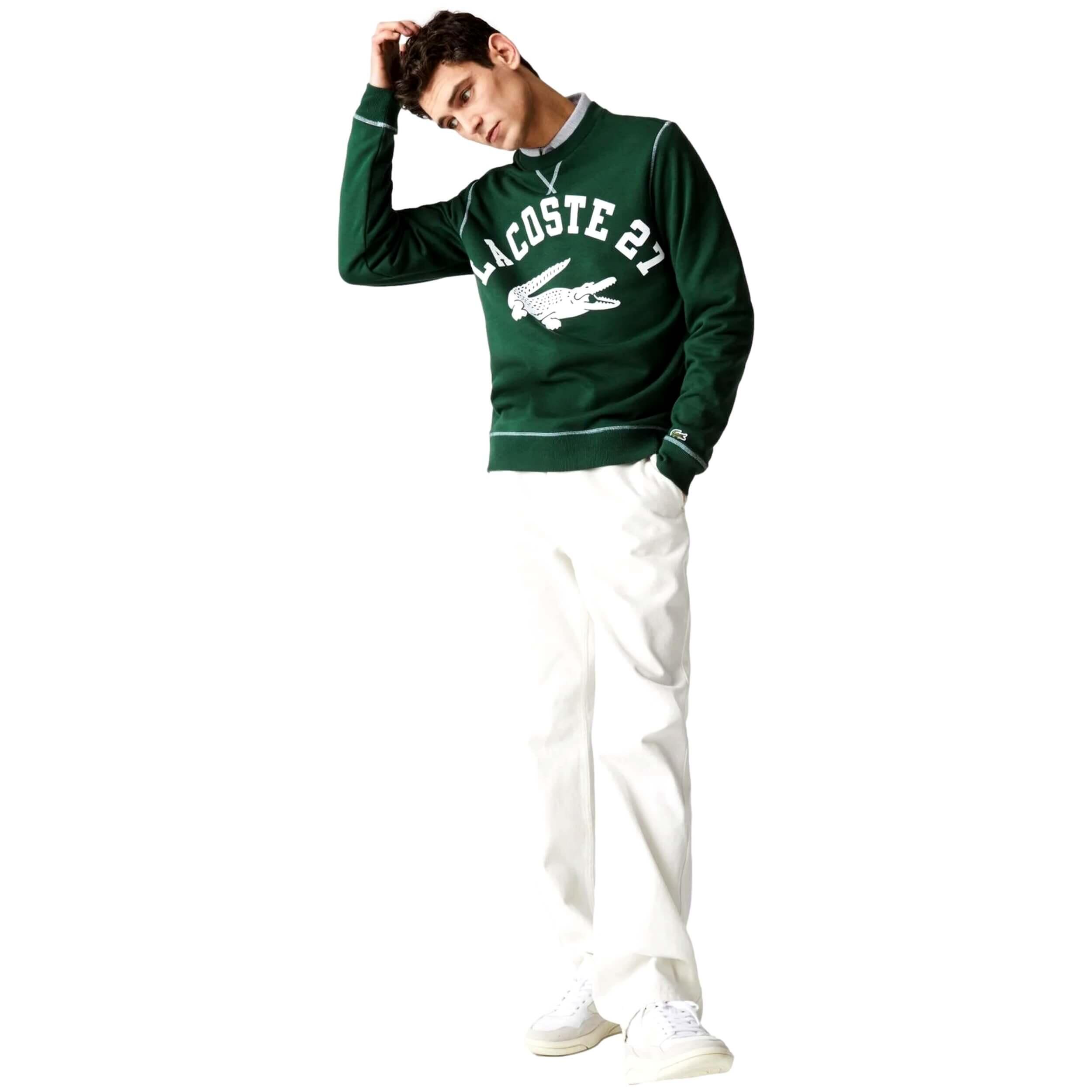 Sweat à capuche Lacoste modèle SH0062-00-132 pour homme 5/5