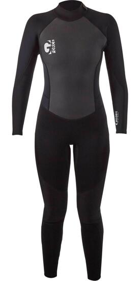 Combinaison intégrale manches longues fille GUL G-Force Flatlock 3 Back-Zip