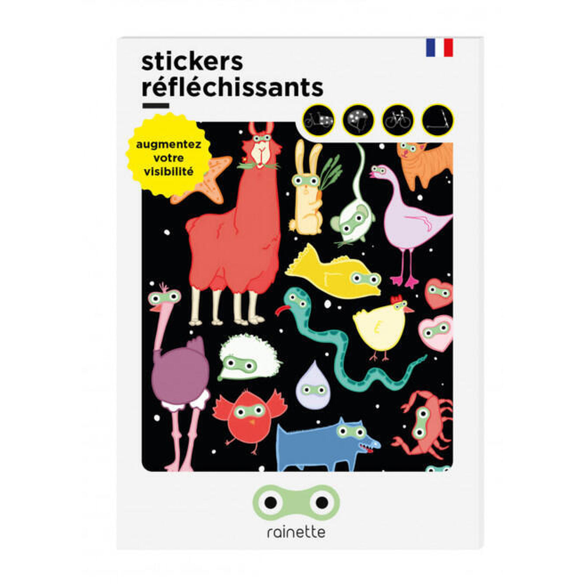 Rainette - Stickers Reflechissants Super Heros - Bande Réfléchissante - Multicolore - Taille Unique - Decathlon
