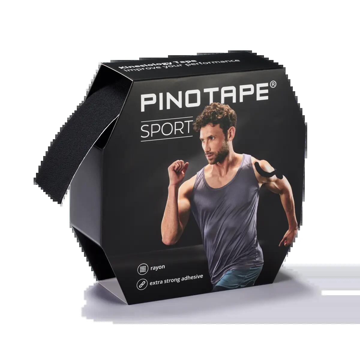 Banda Kinesio PINOTAPE® Sport - 31m Negru
