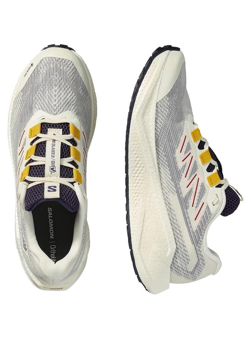 Scarpe da ginnastica da uomo Salomon Aero blaze 3 Bianche 4/6