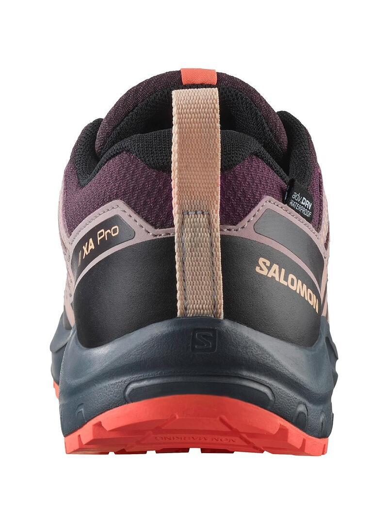 Corsa e trail per bambina Salomon Xa pro v8 Viola 3/6