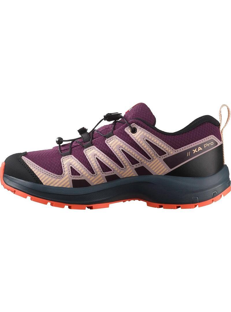 Corsa e trail per bambina Salomon Xa pro v8 Viola 2/6