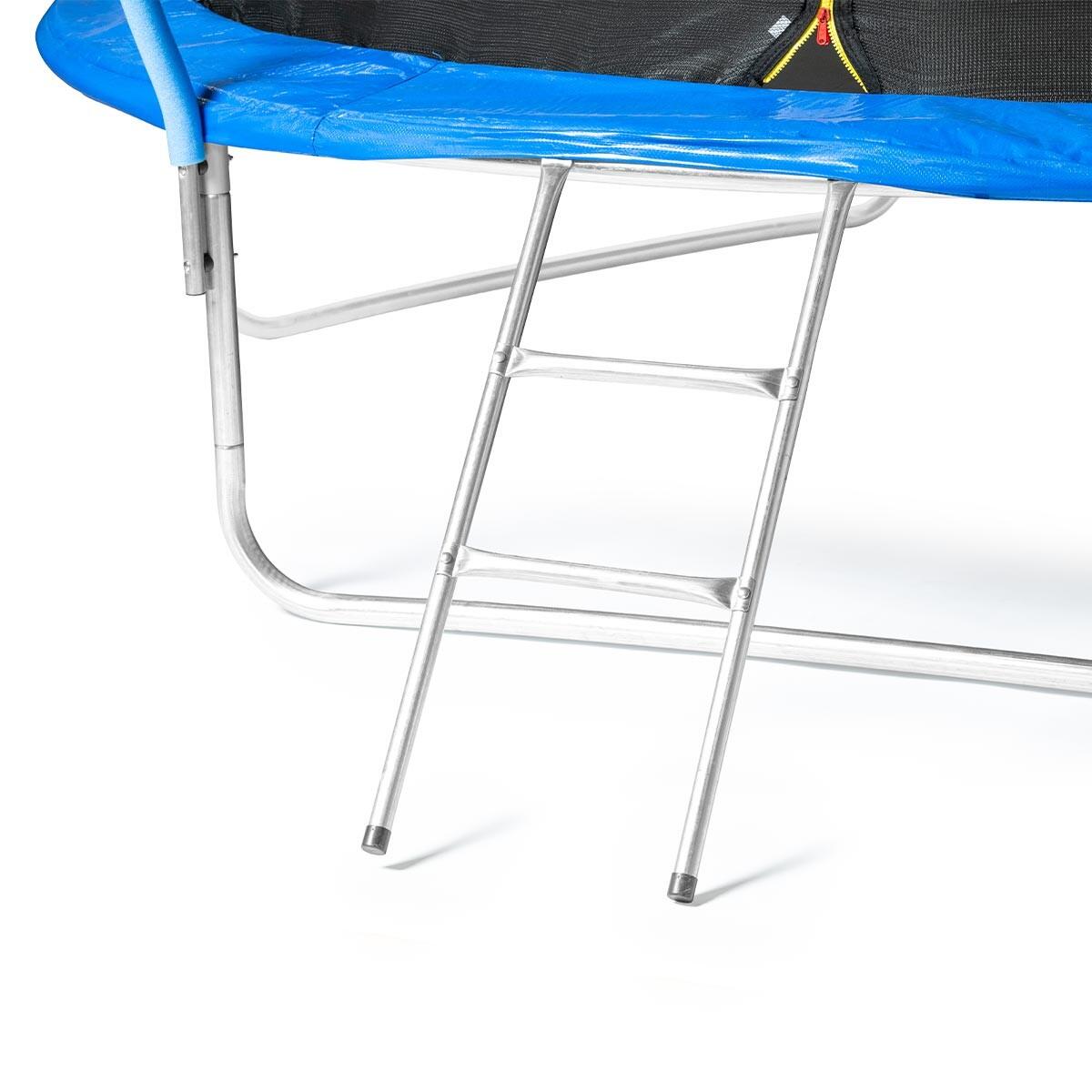 Trampolino ovale per bambini ATAA con rete blu 5/7