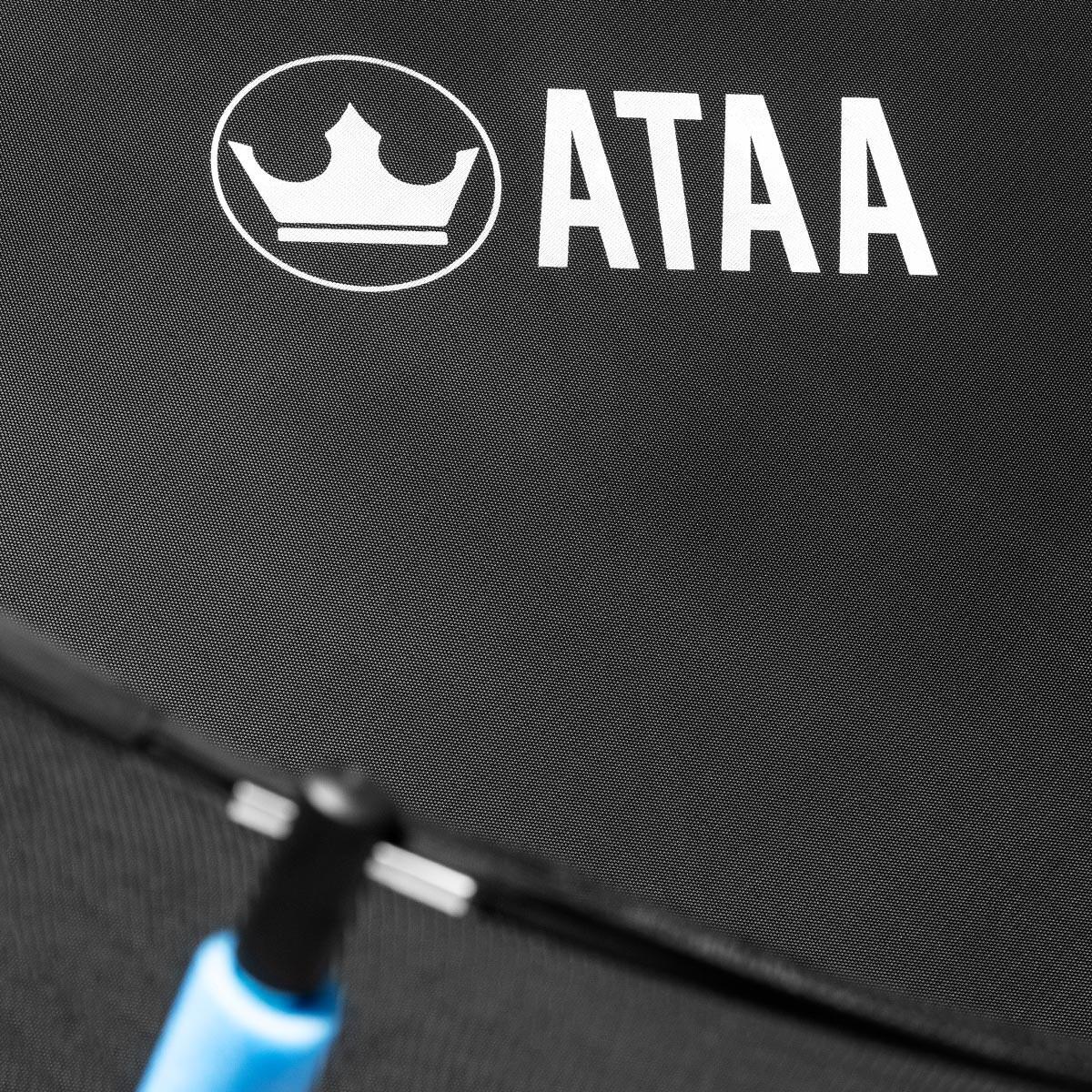 Trampolino ovale per bambini ATAA con rete blu 4/7