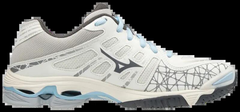 Zapatos de voleibol Mizuno Wave Voltage Mujer Blanco 3/5
