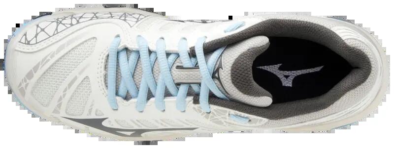 Zapatos de voleibol Mizuno Wave Voltage Mujer Blanco 5/5