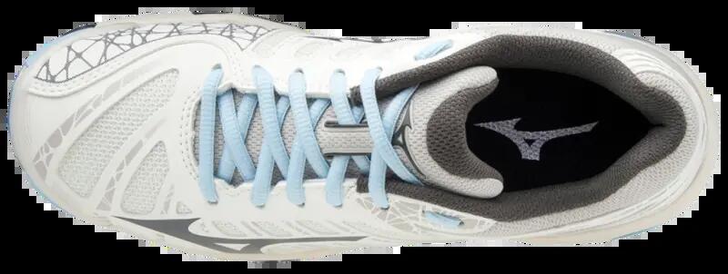 Zapatos de voleibol Mizuno Wave Voltage Mujer Blanco 4/5