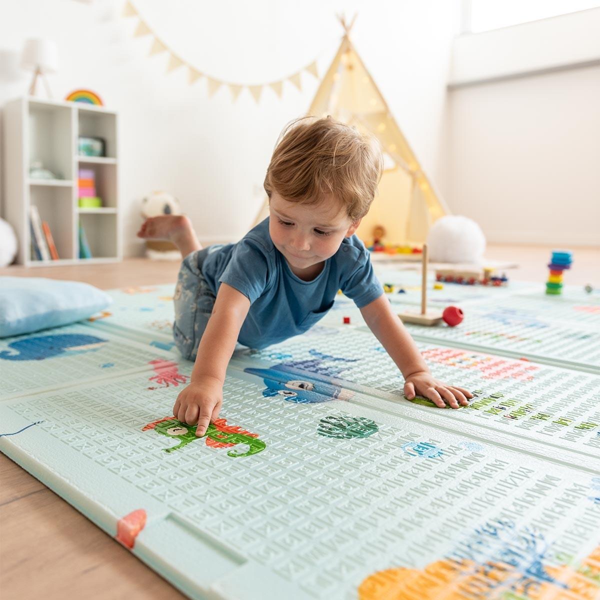Faltbare Kinder-Turnmatte Ocean 2/7