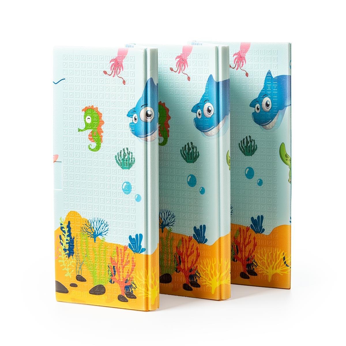 Faltbare Kinder-Turnmatte Ocean 5/7