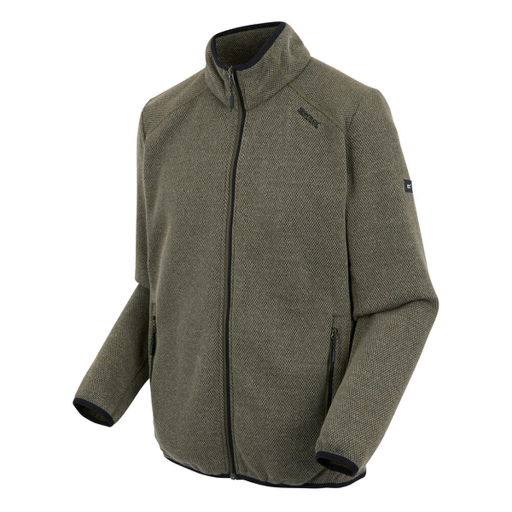 Veste Polaire TORRENS Homme (Vert Kaki Foncé) 3/5