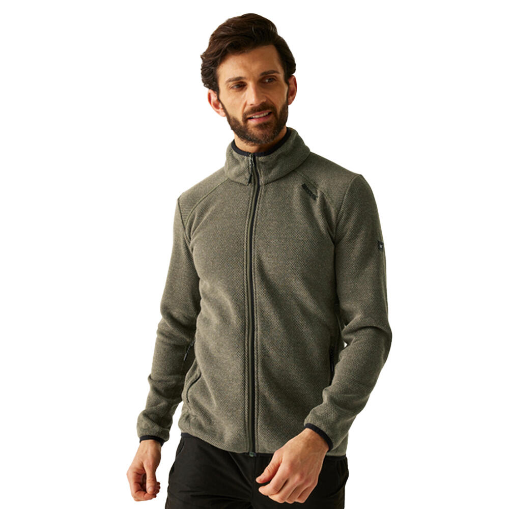 Veste Polaire TORRENS Homme (Vert Kaki Foncé) 4/5