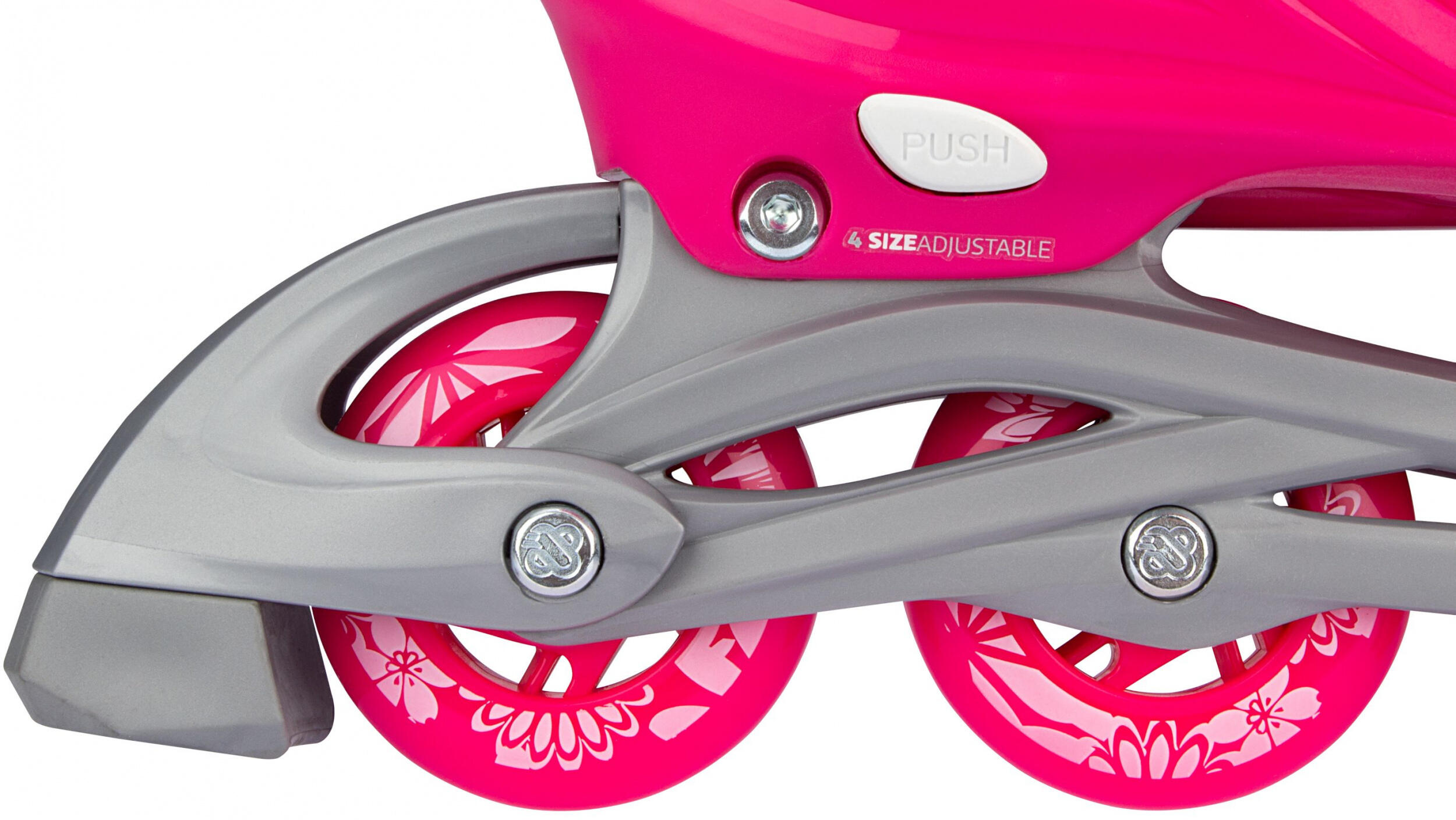 Nijdam - Floral switch - 3 in 1 inline skate - Verstelbaar 5/5