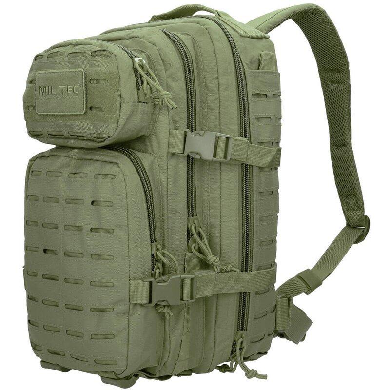 MOCHILA TÁTICA MILITAR MIL-TEC Corte Laser Olive 20L 3/5