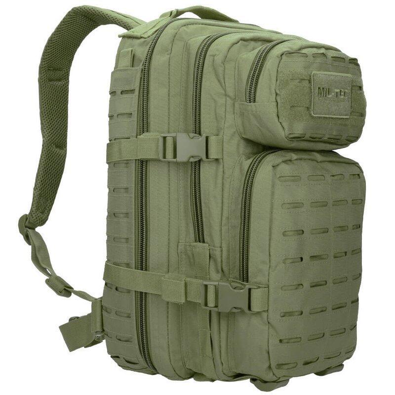 MOCHILA TÁTICA MILITAR MIL-TEC Corte Laser Olive 20L 2/5