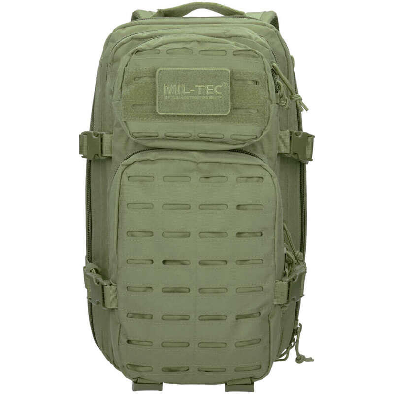 MOCHILA TÁTICA MILITAR MIL-TEC Corte Laser Olive 20L 5/5