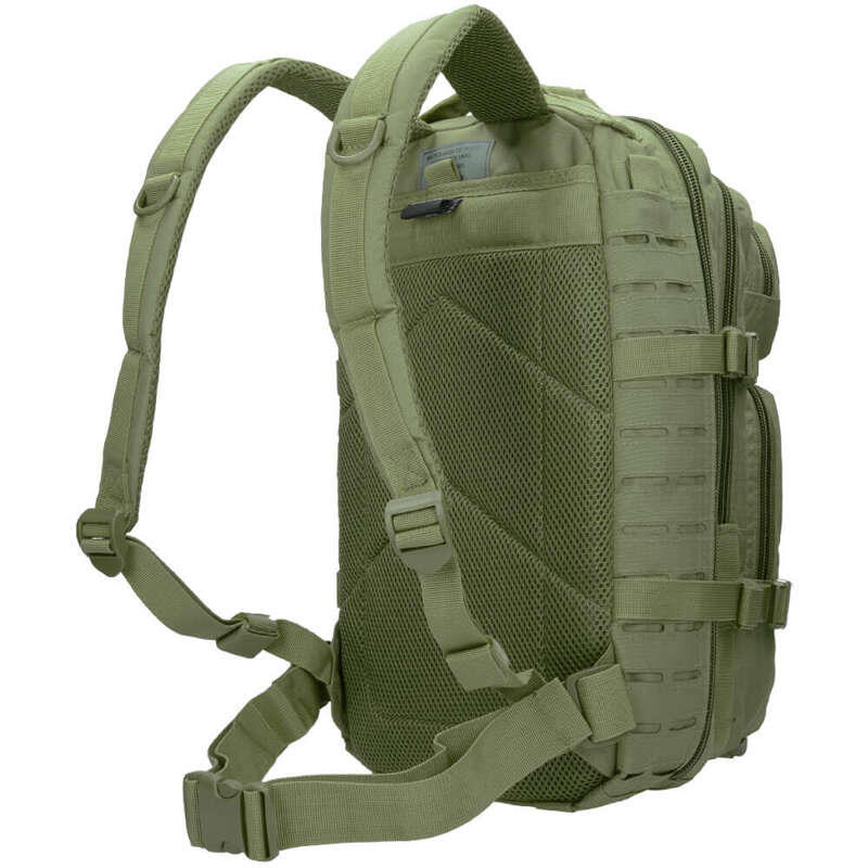MOCHILA TÁTICA MILITAR MIL-TEC Corte Laser Olive 20L 4/5