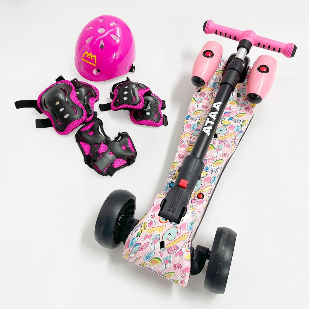 Scooter infantil ATAA Shuttle para crianças com fumaça, LED e Bluetooth 2/7
