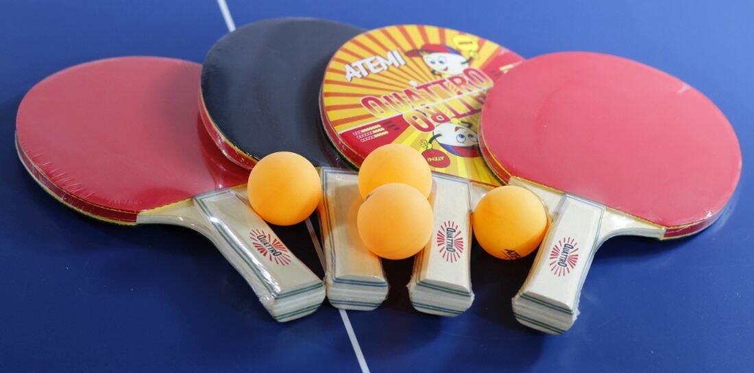 Set da tavolo tennis Atemi Quattro (racchette + palline) 2/5