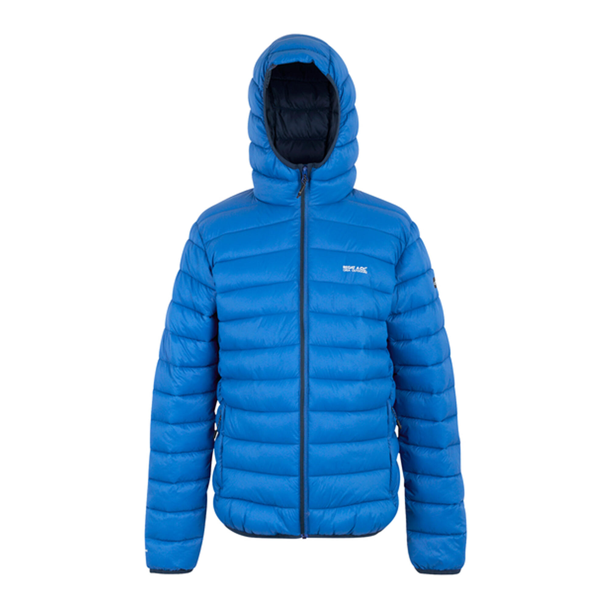 REGATTA Mens Marizion Baffled Hooded Padded Jacket (Snorkel Blue)