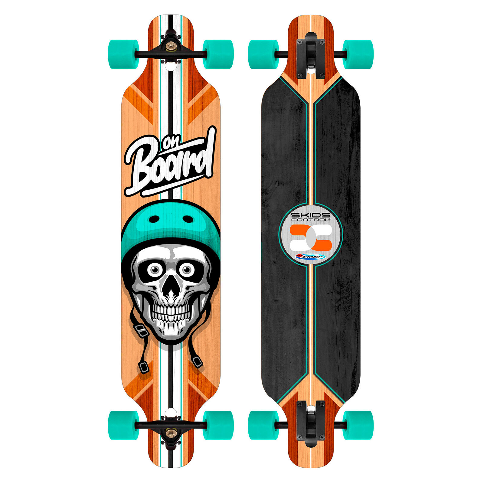 Skateboard Longboard Skids Control 41x9 Pulgadas 1/3