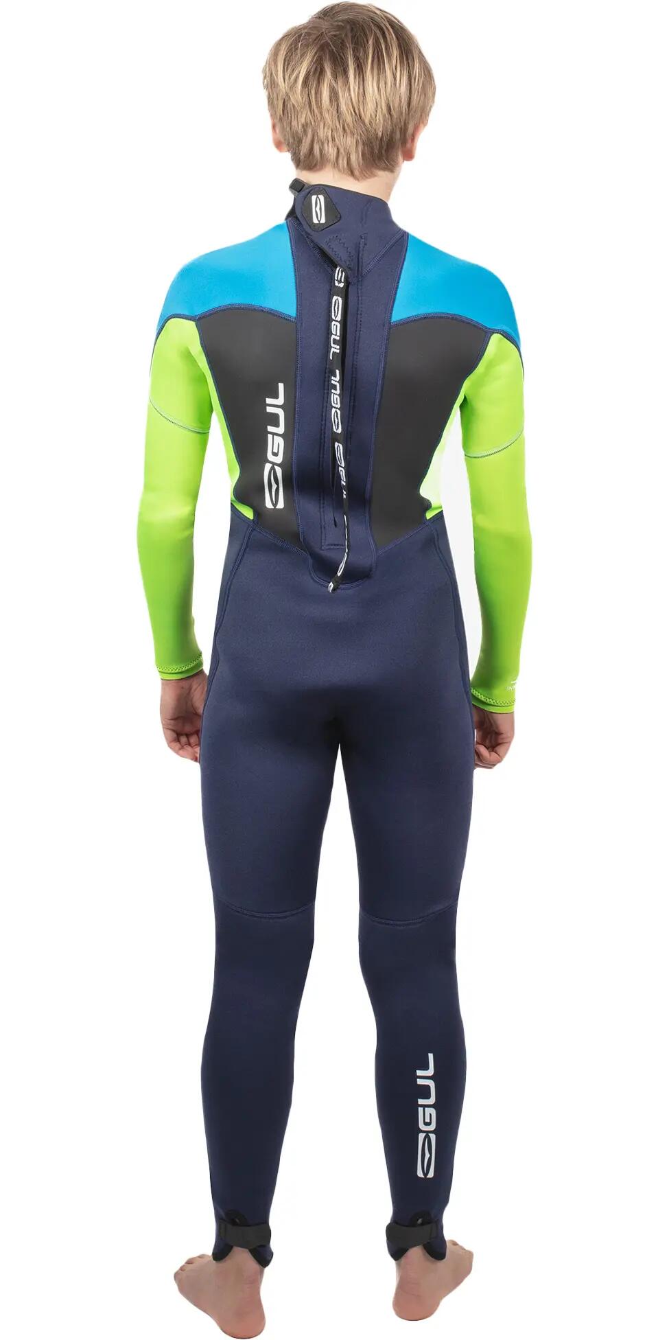 Combinaison intégrale manches longues enfant GUL Response Flatlock 3/2 Back-Zip 2/7