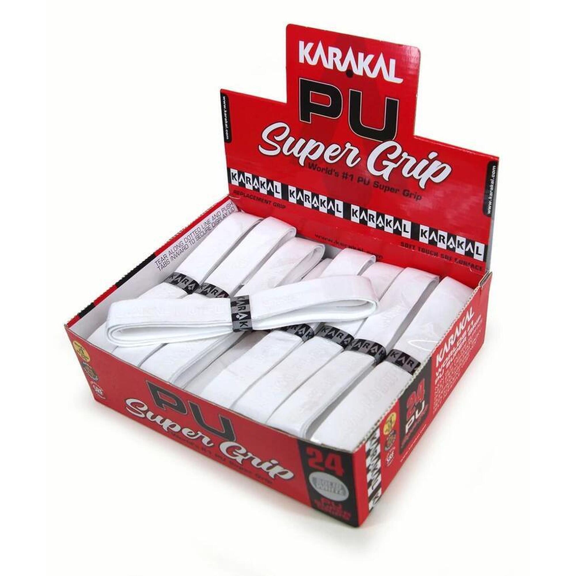 Karakal - Grip De Squash Super Pu 24x - Blanc - Grip - Blanc - Taille Unique - Decathlon